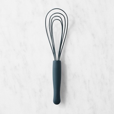 Williams Sonoma x Greenpan Premiere Collection, Flat Whisk, Oxford Blue