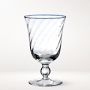 AERIN x Williams Sonoma Swirl Goblets, set of 4, Blue