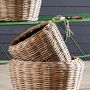 Woven Dry Basket Planter, 17.75"