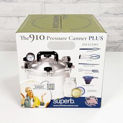 All American Aluminum Pressure Cooker, 10.5-Qt. with Rack &amp; Superb Jars Accessory Kit