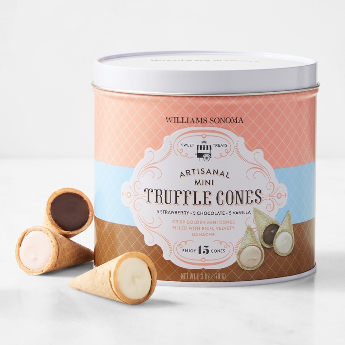Williams Sonoma Artisinal Mini Truffle Cones