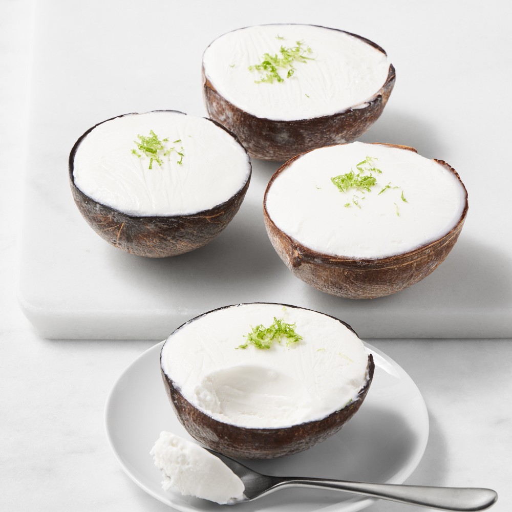Coconut in a Shell Sorbet, Set of 4