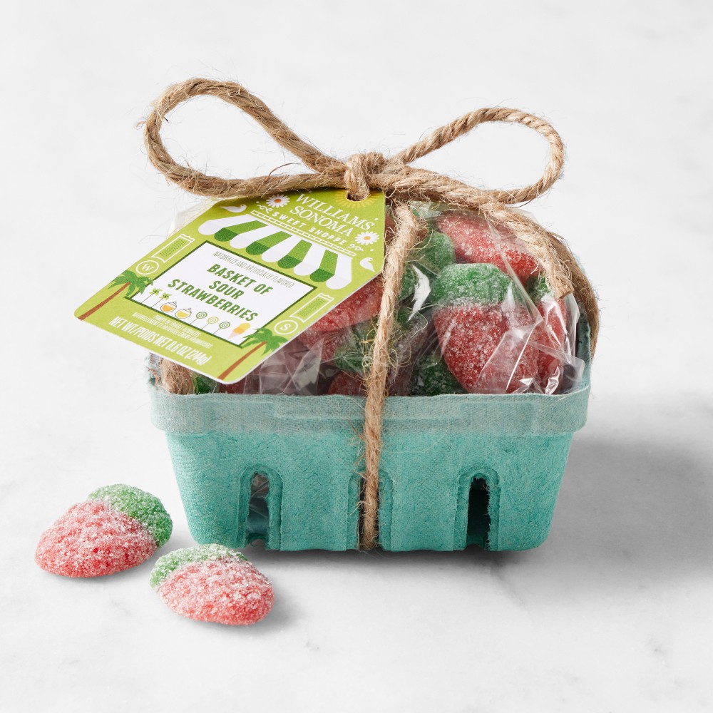 Williams Sonoma Basket of Sour Strawberries