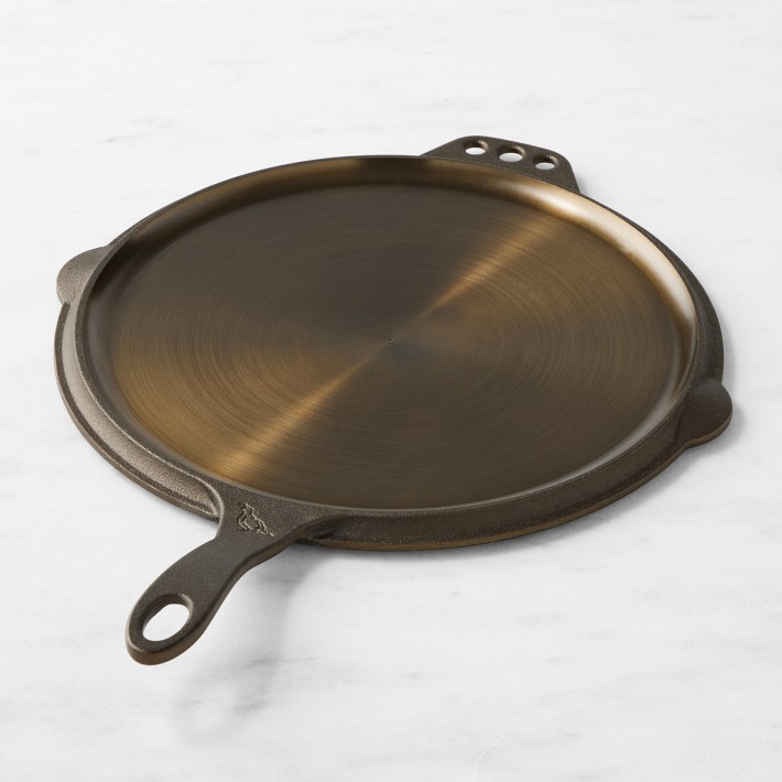 Smithey Seasoned Cast Iron Flat Top Griddle, 12"
