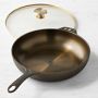 Smithey Seasoned Cast Iron Covered Deep Skillet, 11&quot;