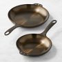 Smithey Seasoned Cast Iron Chef Skillet Set, 8" & 10"