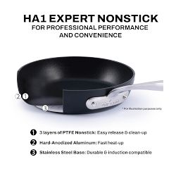 All-Clad HA1 Expert Hard Anodized Nonstick Covered Chef's Pan, 12&quot;