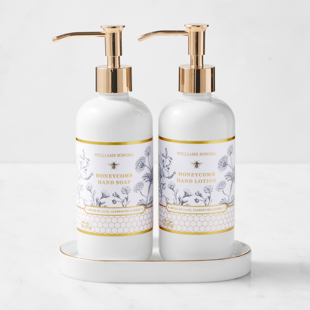 Honeycomb 3-Piece Hand Soap & Lotion Set - Deluxe