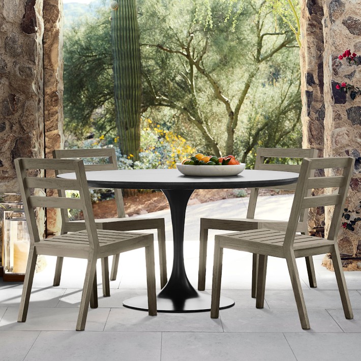 Tulip Outdoor Oval Dining Table (70&quot;)