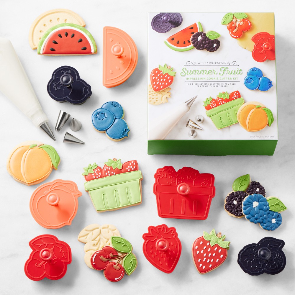Williams Sonoma Summer Fruit Cookie Cutter Set