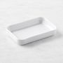 Pillivuyt Plisse Porcelain Appetizer Trays, Short, set of 2