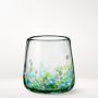Multi-Confetti Recycled Glass Tumblers, Set of 4, Short