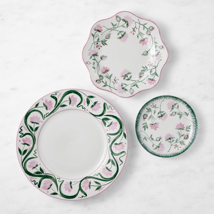 AERIN x Williams Sonoma 12-Piece Garden Bouquet Dinnerware Set