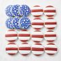 American Flag Cookies, Set of 18