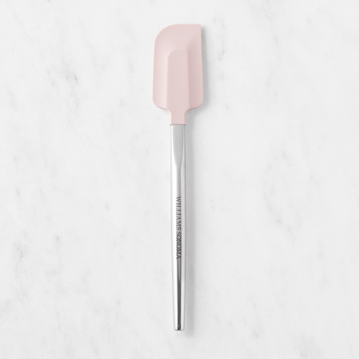 Williams Sonoma Stainless-Steel Silicone Medium Spatula, Dusty Rose