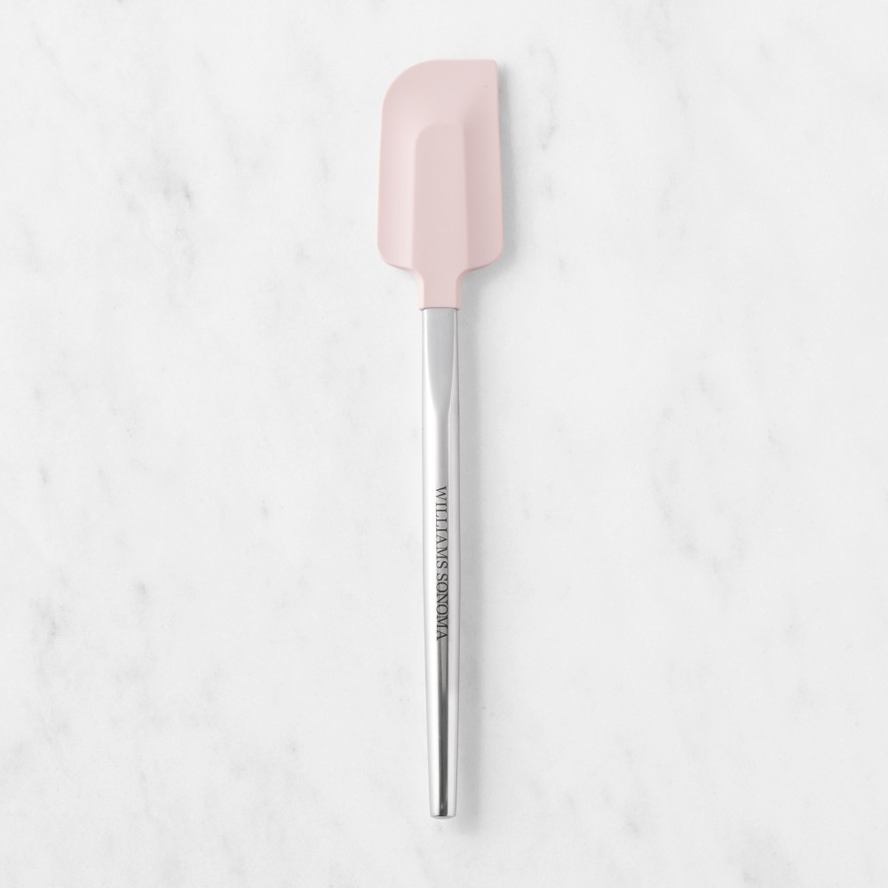 Williams Sonoma Stainless-Steel Silicone Medium Spatula, Dusty Rose