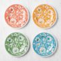 Iznik Outdoor Melamine Salad Plates, Set of 4