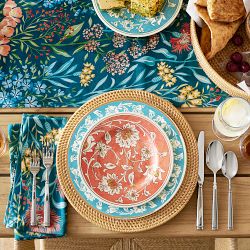 Iznik Outdoor Melamine Dinner Plates