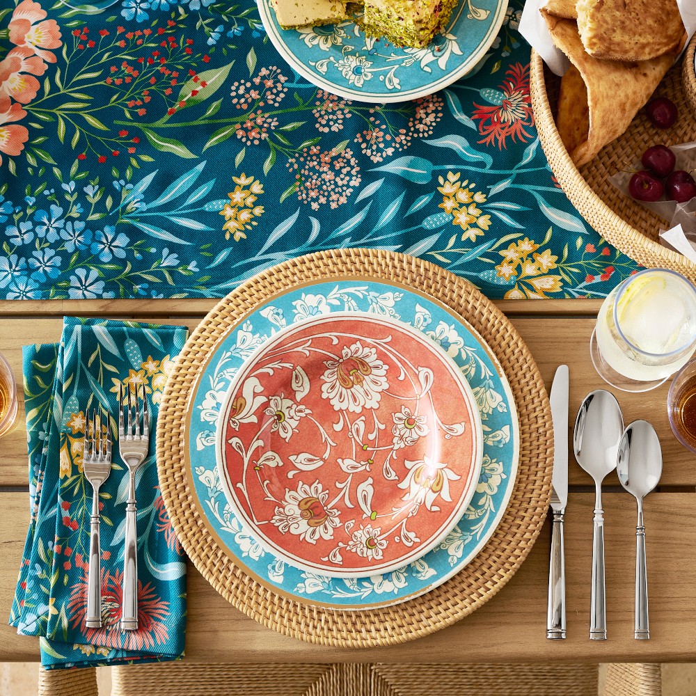 Iznik Outdoor Melamine Dinner Plates