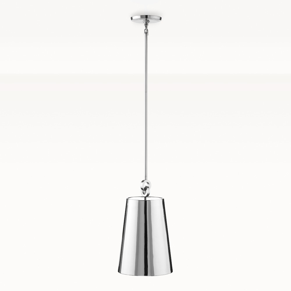 Chain Link Pendant, Polished Nickel