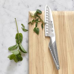 Global Classic Hollow-Ground Santoku Knife, 5&quot;
