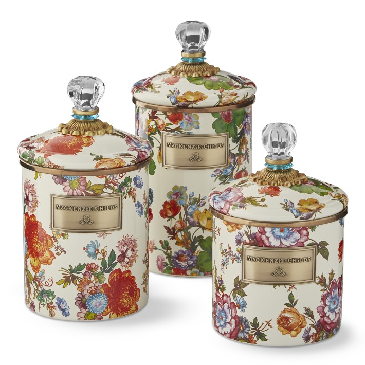 MacKenzie-Childs Flower Market Canister