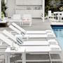 Santa Barbara Outdoor Metal Chaise