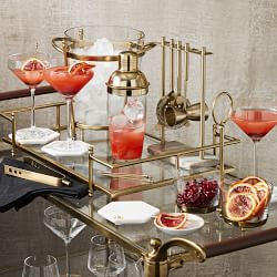Marble Honeycomb Coasters, Set of 4