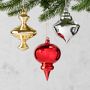 Williams Sonoma Classic Copper Ornaments, Set of 8