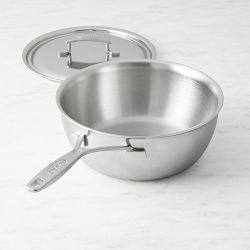 Demeyere Industry Stainless-Steel Essential Pan, 3 1/2-Qt.