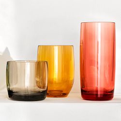 DuraClear&#174; Tritan Multicolored Outdoor Stemless Wine Glasses, Set of 6
