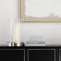 Faux Shagreen Box, Grey