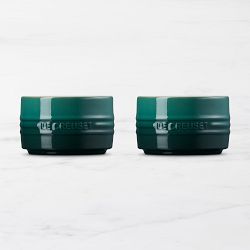Le Creuset Stoneware Round Straight Wall Ramekin, Set of 2