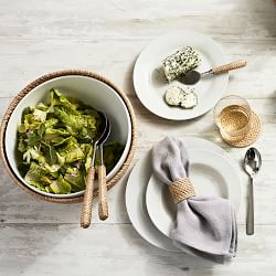 Light Woven Salad Servers