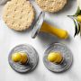 Nordic Ware Cast Aluminum Citrus Cookie Stamps, Set of 3