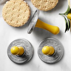 Nordic Ware Cast Aluminum Citrus Cookie Stamps, Set of 3