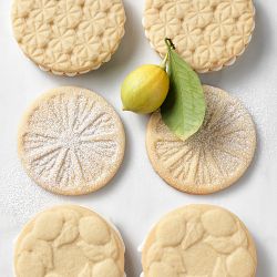 Nordic Ware Cast Aluminum Citrus Cookie Stamps, Set of 3