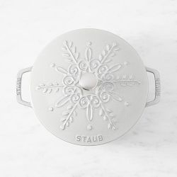 Staub Enameled Cast Iron Snowflake Braiser, 2 1/2-Qt.