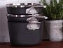 Video 1 for Calphalon Premier Space-Saving Hard-Anodized Nonstick Saucepan with Cover