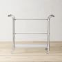 Beckett Bar Cart, Polished Nickel