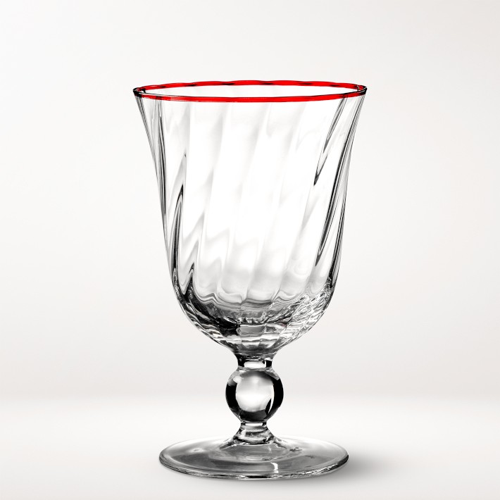 AERIN x Williams Sonoma Swirl Goblets, Set of 4