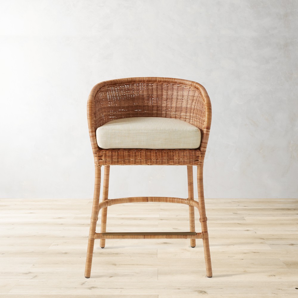 OPEN BOX: Topanga Counter Stool, Wood, Natural