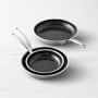 GreenPan™ Premiere Stainless-Steel Ceramic Nonstick Fry Pan, Set of 3
