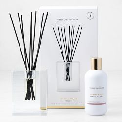 Williams Sonoma Crystal Block Diffuser and Refill Set, Jasmine and Yuzu