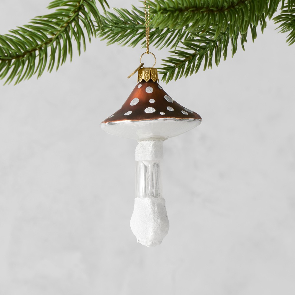 Copper Mushroom Ornament