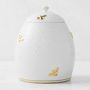 Williams Sonoma Honeycomb Figural Cookie Jar, Porcelain
