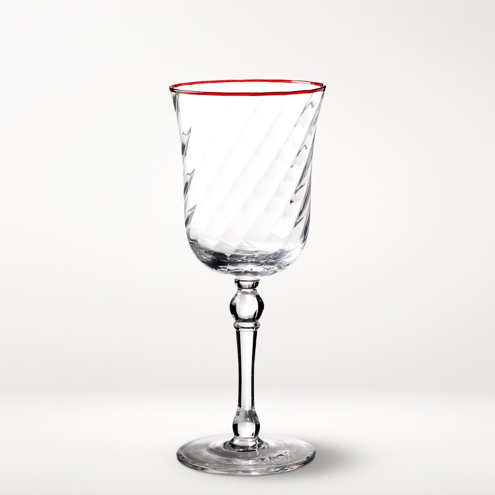 AERIN x Williams Sonoma Swirl Wine Glasses, Set of 4