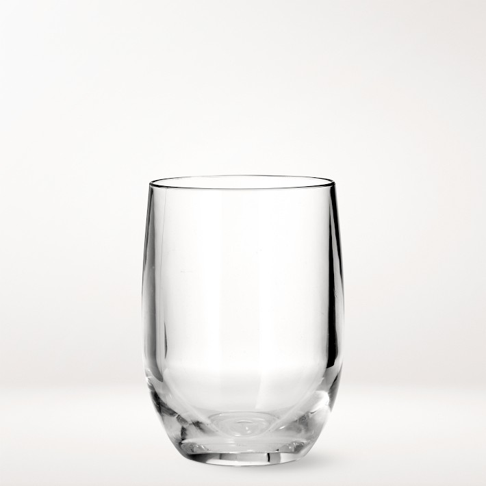 DuraClear® Tritan Stemless Wine Glasses, Set of 6, Clear