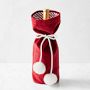 Red Velvet Wine Bag