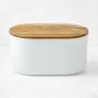Williams Sonoma Pantry Bread Box, Porcelain White